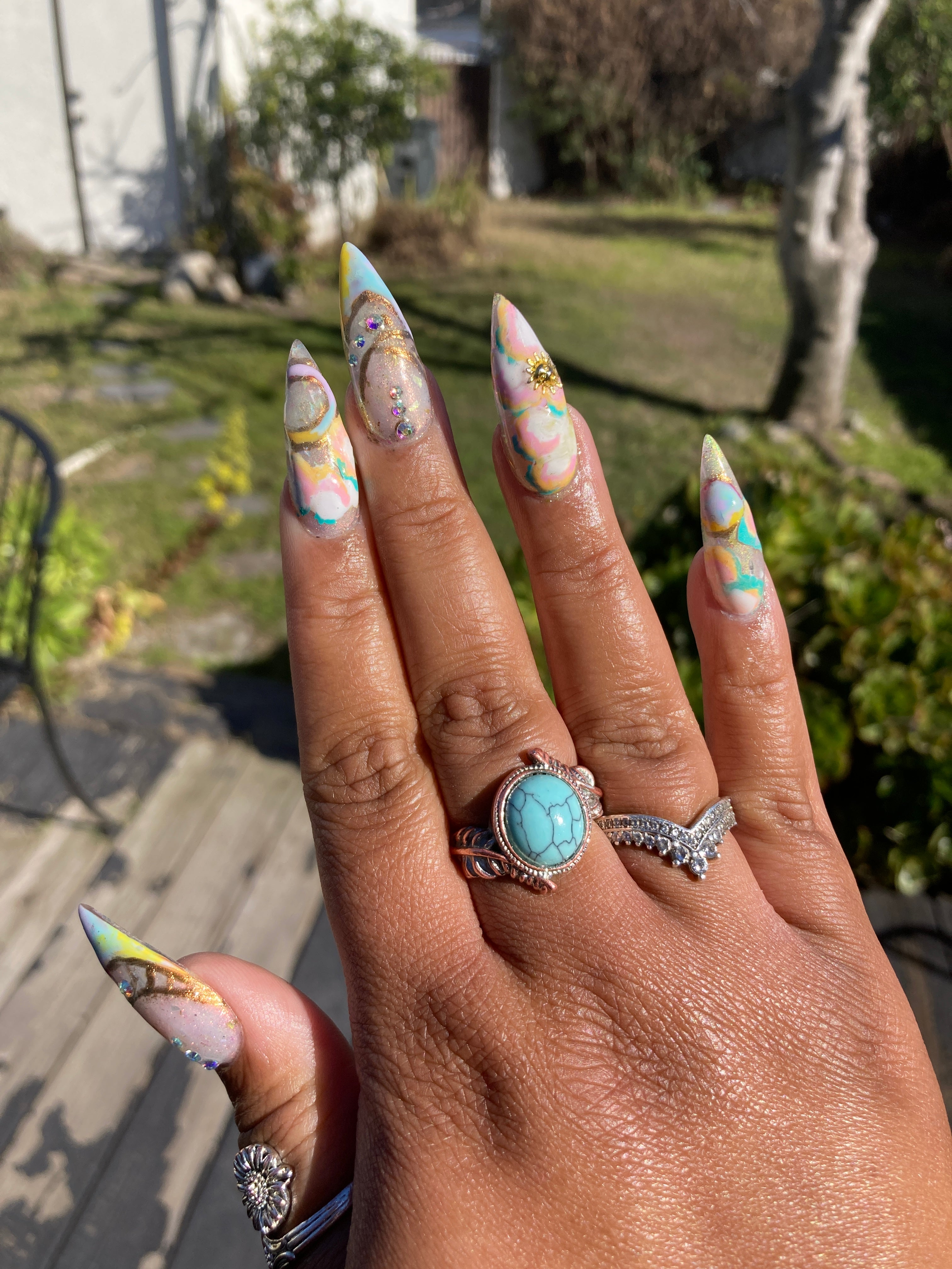 Pastel clouds