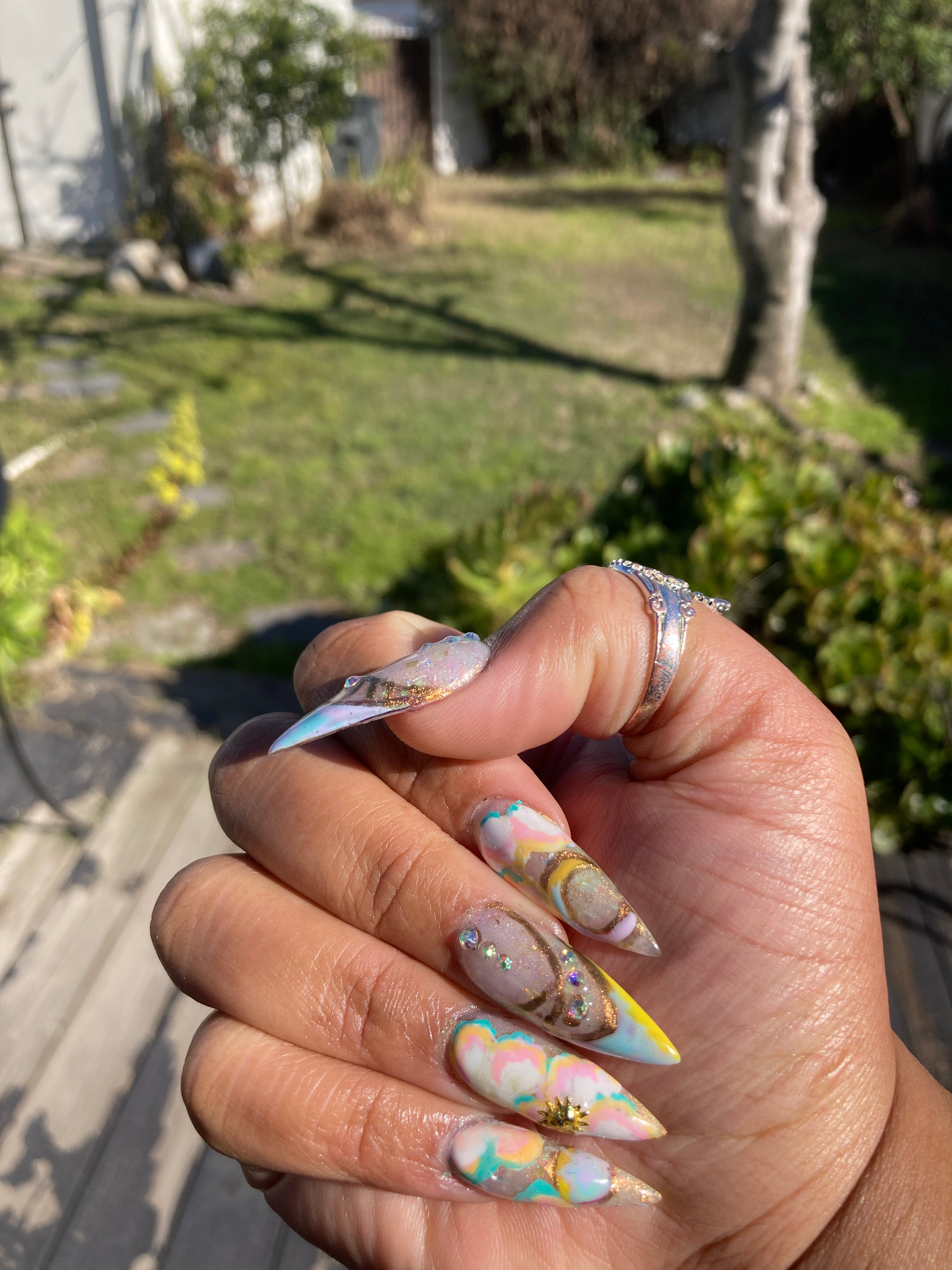 Pastel clouds